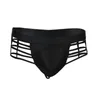 Underpants Sexy Underwear Men Faux Leather Open BuGay Briefs Men's G-string T-back Pouch U Convex Gay Slip Homme