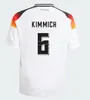 2024 Allemagnes Soccer Jerseys 2024 Ans Player Version Hummels Kroos Gnabry Werner Draxler Reus Muller Gotze Hommes Football Chemises Kits Enfants 2024 Kit enfants et adultes