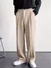 Pantaloni da uomo Pantaloni piccoli da uomo Nove punti Abito slim fit dritto casual di alta qualità