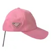 Designerpetten Paarstijl Label aan de zijkant Snoepkleur Gebogen dakrand Honkbal Zonnescherm Zonnebrandcrème Duck Tongue Outdoor Riding Sun Bowl Ball Hat 5YKS6