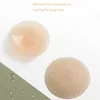 Icke -underhäftande bh -fodernippel täcker pasties återanvändbara silikon bröst kronblad bröstklistermärken ingen show boob bandinsatser för kvinnor 240305