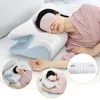 Orthopedic Memory Foam Pillow 60x37cm Slow Rebound Soft Butterfly Shaped Relax Cervical Neck for Side Back Sleeper 240304