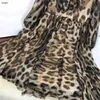 Brand girls skirt kids designer clothes Retro leopard print design girl dresses Size 100-160 CM Princess dress polyester baby frock 24Mar