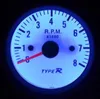 2quot 52MM AUTO METERWHITE FACE BLUE LEDampSILVER RIM 90 DEGREE SCALE TACHOMETER GAUGEAUTO GAUGECAR ME5098751