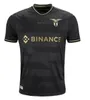 23 24 25 Lazio Immobile Soccer Jerseys 2024home and Away Plats Män barn Kit Immobile Luis Bastos Badelj Lucas J.Correa Zaccagni Football Shirt 10 -årsjubileum