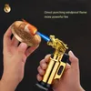 Welding Torch Lighter Dragon Jet Gun Ignition Butane Lighters Cigar Candle Gas Stove Gadgets Household Outdoors Flamethrower Men 240308