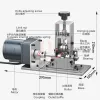 Портативная электрическая машина для зачистки проводов с лезвием 1–21 мм, 3–17 мм, для снятия изоляции с пластиковой резины из медной проволоки