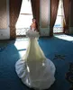 Sirena sexy 2024 nozze 2 peps lungo la principessa principessa elegante vestito da sposa abito da sposa vestido de noiva 326