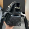 Mochila com padrão de diamante de caviar de couro macio de grande capacidade Bolsas de luxo da moda de alta qualidade Bolsa pequena mochila para mulheres Mochila para mulheres Bolsa de ombro