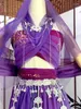 Stage Wear Chinese Style Dunhuang Purple Dance Clothes Loulan Exotic Dress Western Regions Costume