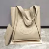 Logo Çantası Grainy Omuz Çantaları Kova Çantası Stella McCaryney Crossbody Çanta Kadın Siyah Pursres Lüks Tasarımcı Cüzdan Tote Çanta