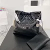 2024 Designer-Einkaufstasche CC Bucket Bag Große Einkaufstaschen Designer Schwarze Schulter Echtes Leder Gold- oder Silberkette Buchname Marke Purs Mjvk