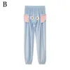 Women's Pants Funny Women Autumn And Winter Cute A Ringing Couple With Pajama Trunk Elephant J4Q7