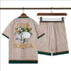 2024 novo designer camiseta casual curto terno haiku camisa polo de luxo shorts masculinos #01