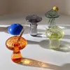 Vase 1PC Glass Vase Creative Mushroom Plant Hydroponic Terrarium Art Plant Hydroponic Table Vase Glass Crafts Diy Aromatherapy Bottle