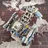 3D Puzzles 3D metal DIY modelo de montagem tridimensional 3D Puzzle Terran Yamato nave espacial 240314