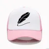 Ball Caps Fashion Hat Quill Pen Printing Baseball Men And Women Summer Trend Cap Beach Visor Hats