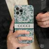 Capas de telefone de designer de luxo com estampa floral para iPhone 15 14 Pro Max 15Pro 13 12 Carta clássica moda capa de telefone à prova de choque iPhone14 13pro 12Pro 11 capa traseira