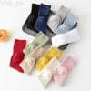 Chaussettes pour enfants 13 couleurs garçons et filles chaussettes en coton décontracté côtelé genou haut bébé longues chaussettes tube bottes chaussettes enfants jambières Socken YQ240314