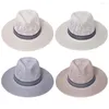 Berets Men Women Fashion Breathable Bucket Hats Older Man Summer Sunscreen Hat Beach Style Outdoor Fisherman Caps