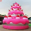 Free Ship Outdoor Activities 8mH (26ft) with blower giant inflatable cake model air balloon for sale