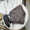 Monedero Hombres Mujeres TRIO Messenger Bolsas Lujo 3 Piezas Conjunto Hombro Bandolera Bolso