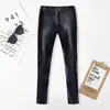 Calças masculinas skinny fit elegante calças elásticas para boate festa dança cor sólida confortável moda masculina