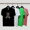Yeni 2024 Tasarımcı Gömlek Erkek Kadın Günlük Sis Kısa Kollu Pamuk Luxurys Mektup Sıcak Matkap Tshirts Tees Şort Pantolon Yüksek Sokak T-Shirt Boyutu M-4XL