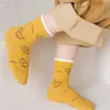 Chaussettes pour enfants hibobi 5 pièces ensemble d'automne et d'hiver dessin animé enfant en bas âge imprimé dinosaure bas confortables chaussettes quotidiennes décontractées pour toutes les saisons YQ240314