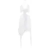 Повседневные платья Женское длинное платье без рукавов с завязками через шею с открытой спиной Нерегулярное летнее платье для вечеринки