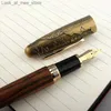 噴水ペン噴水ペンJinhao 9056噴水ペンウッドハンドメイドEF F NIBS学校ビジネスステーショナリーオフィス用品インクペンギフトQ240314