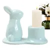 Candle Holders Easter Holder Ceramic Tea Light Stick Creative Animal Shape Candlestick Home Festival Party Decor