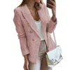 New Autumn Winter Women Long Sleeve Blazer Suits Coats Fashion Slim Single-breasted Office Lady Blazers