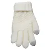Winter Thermische Handschoenen Scherm Unisex Wit Zwart Kleur Gebreide Wol Man Dames Winter Warm Houden Wanten Handschoenen met Full278T