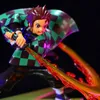 Action Toy Figures Anime Demon Slayer Kimetsu no Yaiba Kamado Tanjirou Cartoon Action Figure Collection GK Model Statue PVC Toys Dolls Kids Gift LDD240314