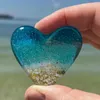 Wijnglazen 4X Glas Strand Pocket Heart Token Gesmolten Handgemaakte Sea Star Gemakkelijk te gebruiken