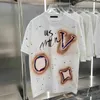 Moda Erkek Tişört 2024 Yaz Gömlek Erkekler Kadınlar Kısa Kollu Tee Giyim Mektubu Basılı Baskılı Tees Mürettebat Boyun M-3XL