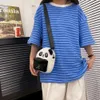 Pluche Rugzakken Dieren Panda Pluche Crossbody Tas Casual Verstelbare Riem Cartoon Panda Rugzak Portemonnee Messenger Bag Panda Schoudertas TravelL2403