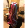 Hårtillbehör 1pc färgglada perukrepar söta flickor Princess Twid Braid Elastic Bands Ponytail Headwear Fashion Kids