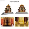 الألغاز ثلاثية الأبعاد Microworld 3D Metal Styling Games Games Heaven Temple Buildings Model Kits Laser Cutting Jigsaw Toys Higds for البالغين 240314