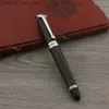 Fountain Pens Pens Fountain Wysokiej jakości 710 punktów piłkarskich metalowe black srebrne artykuły papiernicze biuro studenckie biuro rollerball pens