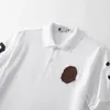 デザイナーメンズポロスシャツ刺繍ロゴシンプルなファッション夏の男性と女性カジュアルルーズポロカラー半袖Tシャツ