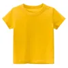 Kinderen Effen T-shirt Tops voor Kind Jongens Meisjes Baby Peuter Effen Blank Katoenen Kleding Wit Zwart Kinderen Zomer Tees 1-8 jaar 240313