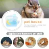 Cages 1PC Hamster Cage Portable Multifunction Double Layer Practical Villa Cage Pets House for Chinchilla Hamster