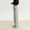 Pantaloni da donna AMII Minimalista Casual per le donne 2024 Autunno sportivo allentato gamba larga corsetto elastico con coulisse pantaloni sportivi 12343447