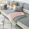 Chair Covers Feather Embroidered Sofa Cover For Living Room Towel Seat Cushion Slipcover Furniture Protector Home Decor