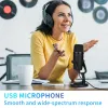 Microphones Boya BYPM500 USB Condenser Desktop Microphone For PC Computer Mobile Singing Gaming Streaming Podcasting Recording Mic
