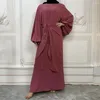 Abbigliamento etnico Ramadan Set 2 pezzi Abaya Abito musulmano arabo lungo Hijab Gonna avvolgente Gonna donna Dubai Abito abbinato modesto Caftano Turchia