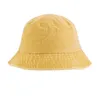 Bérets Unisexe Double côté usure de seau réversible chapeau de seau à tendance en coton Toile de sergé