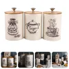 Jars Storage Tank Durable Coffee Jar Kitchen Container Dustproof Can Jars Tea Cans Covers Sugar Ceramic Canister